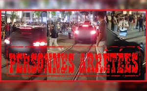 طيش واستهتار فوق سكة "الطرامواي" يوقف ثلاثة أشخاص بسيارة رباعية بالدار البيضاء