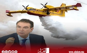 عامل إقليم أزيلال ينتقل إلى بؤرة الحريق بغابة أفوزار لتقييم الوضع وتنسيق عمليات الإطفاء