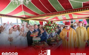 الملك محمد السادس يترأس حفل استقبال عيد العرش بالمضيق بحضور كبار مسؤولي الدولة وضيوف من داخل المغرب
