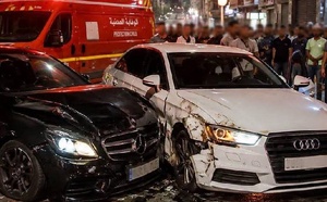​حادث سير وسط موكب زفاف بمدينة ترجيست يستنفر الوقاية المدنية والأمن الوطني
