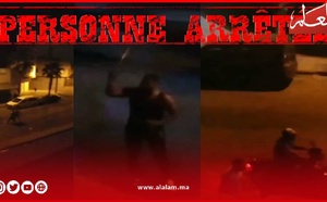 فيديو يوثق تهديد المارة بسلاح أبيض يقود إلى توقيف شخص بالقنيطرة