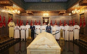 وفد قيادي برئاسة نزار بركة يزور ضريح محمد الخامس بمناسبة ذكرى ثورة الملك والشعب