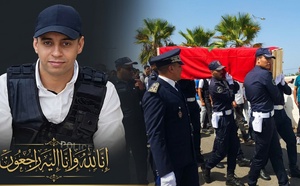 جنازة مهيبة بالحسيمة لتوديع الشرطي ضحية إطلاق النار.. وموكب أمني يرافق جثمانه إلى القصر الكبير