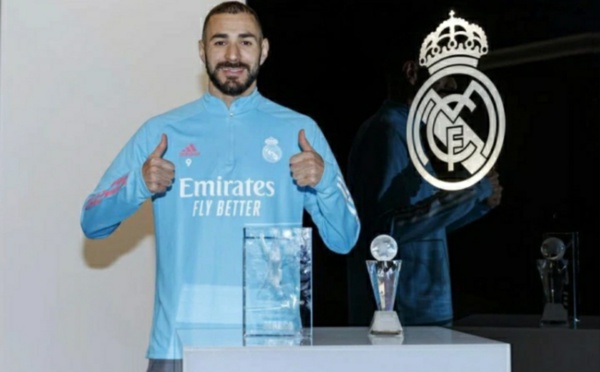 بنزيما أفضل لاعب في الليغا لموسم 2020