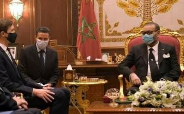 جلالة الملك محمد السادس يستقبل كوشنر وبن شبات في  وفد دبلوماسي مشترك 