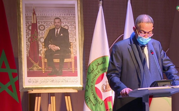 بالفيديو.. فوزي لقجع يستقبل المنتخب الوطني لأقل من 20 سنة المتأهل لكاس افريقيا