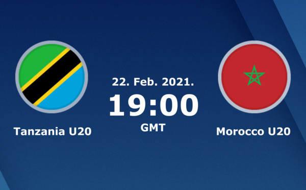 🛑 بث مباشر لمباراة المغرب و تانزانيا كأس إفريقيا U20
