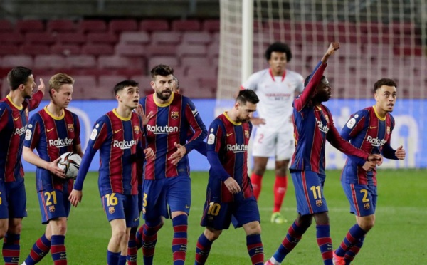 ريمونتادا على إشبيلية تعبر ببرشلونة إلى نهائي كأس ملك إسبانيا