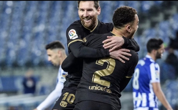 برشلونة يدك شباك سوسيداد بسداسية ويسترجع وصافة الليغا