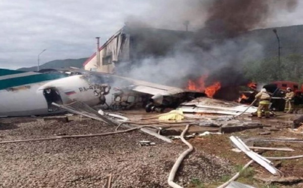 تحطم طائرة على متنها 34 شخصاً في روسيا!
