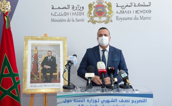 التصريح النصف شهري لوزارة الصحة حول حصيلة كوفيد-19 بالمغرب