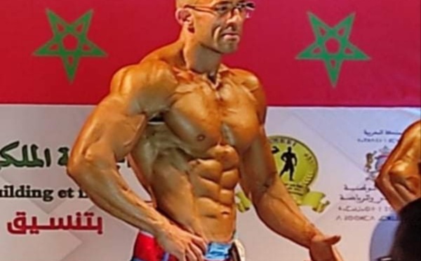 صديق الرابور "مسلم" يتوج بطلا لبطولة المغرب لكمال الأجسام