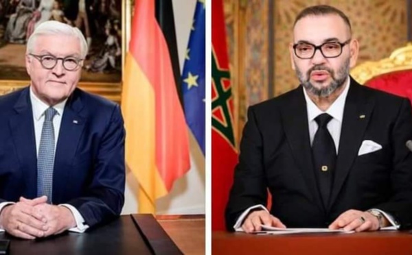 رئيس ألمانيا يدعو جلالة الملك إلى زيارة بلاده