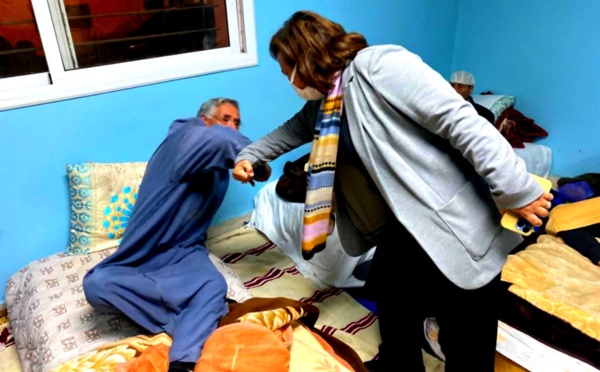 حيار تتفقد دار المسنين النسيم ونزلائها بعد حادث الحريق