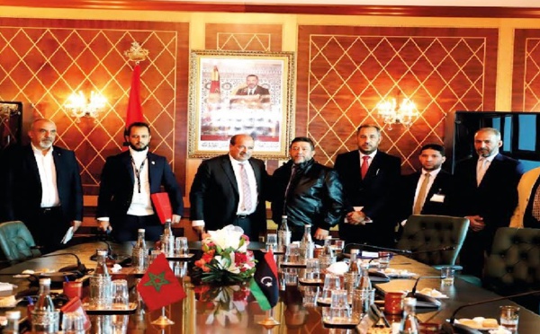 رئيس مجلس المستشارين يستقبل وفدا عن المجلس الوطني للحريات العامة وحقوق الإنسان في ليبيا