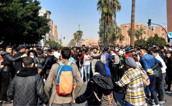 احتجاجات بمراكش في قطاع النقل السياحي والتعليم والصحة