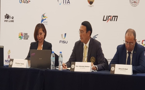 أبو ظبي.. الهلالي يحضر اجتماع الاتحاد الدولي للمواي طاي