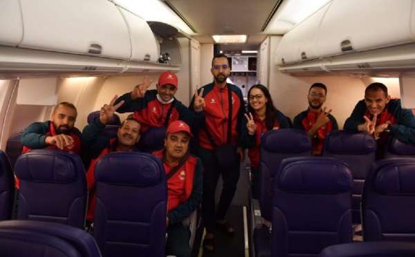 الوفد الاعلامي المغربي يحل بتونس في انتظار العودة إلى المغرب