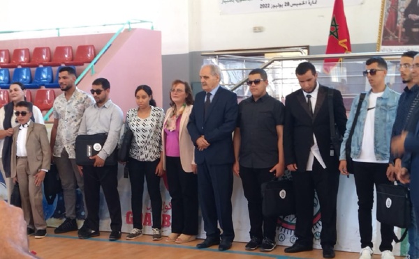 المكفوفون المتفوقون في البكالوريا يتوجون بتمارة