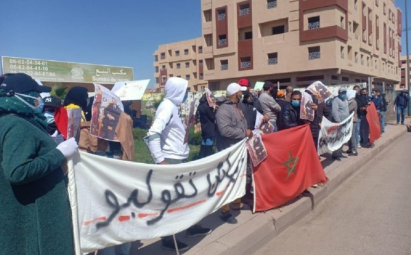 وقفة احتجاجية لضحايا مشروع سكني متعثر بمراكش 