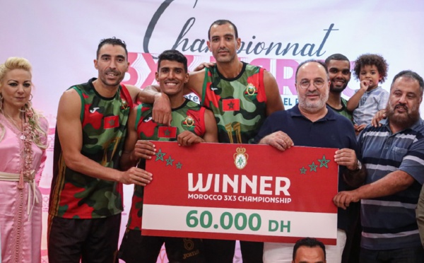 الجيش الملكي يتوج بلقب كرة السلة الثلاثية 