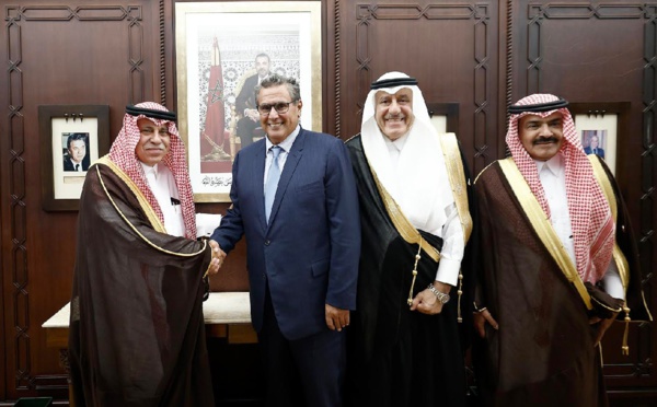 رئيس الحكومة يستقبل وزير التجارة السعودي 