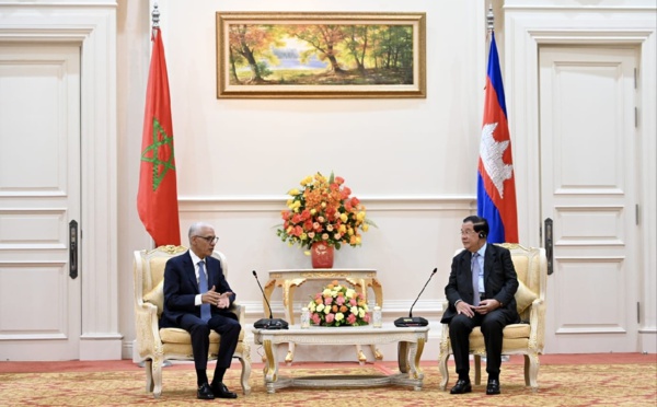 مباحثات دبلوماسية ثنائية بين المملكتين المغربية والكامبودية