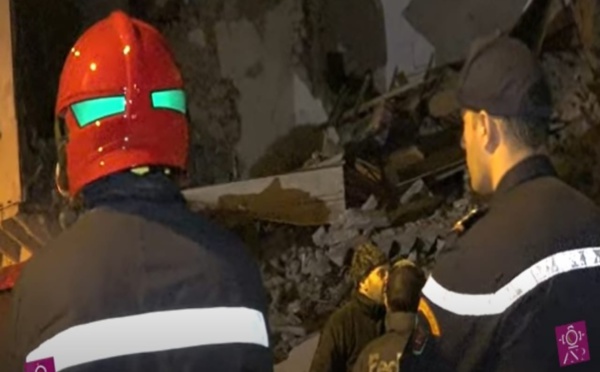 انهيار منزل مدرج ضمن المباني الآيلة للسقوط في الدار البيضاء