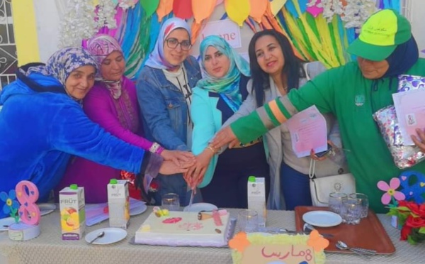 وزان تحتفي بالنساء عاملات النظافة في يومهن العالمي