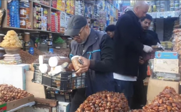 مصالح البرنوصي تحبط عملية لتسويق أسماك ولحوم وحلويات فاسدة