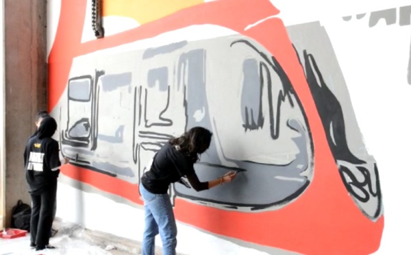 شركة الدار البيضاء للنقل تطلق حملة فنية كازا آرت واي ماستر كلاس  بمشاركة رسامين مغاربة