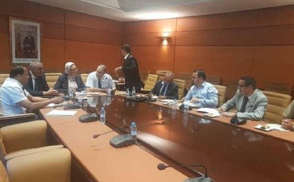 فريق الاتحاد العام بمجلس المستشارين في لقاء تواصلي مع ممثلي النقابة الوطنية للعدل