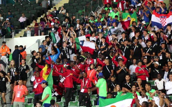 حضور جماهيري غفير في افتتاح بطولة العالم المدرسية لكرة القدم