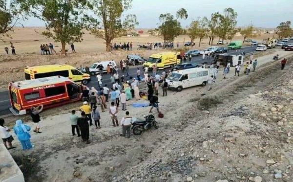 بعد حادث دمنات المأساوي فاجعة بإقليم خريبكة والحصيلة 9 قتلى