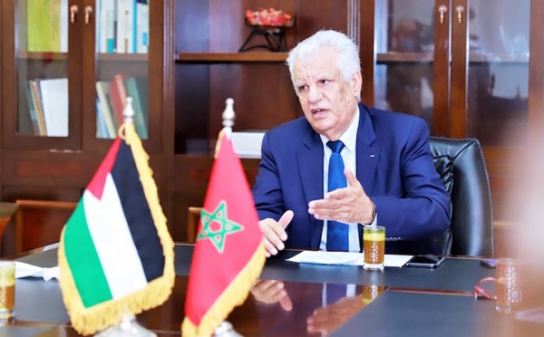 سفير فلسطين يثمن دور المغرب ملكا وشعبا في دعم شقيقه الفلسطيني وقضيته العادلة