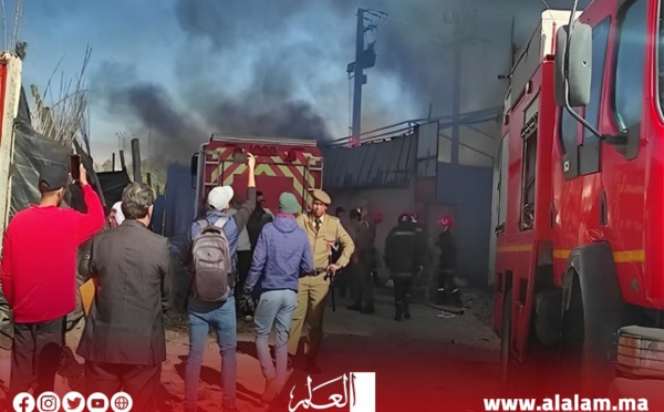 خسائر جسيمة في الحريق المهول الذي اندلع بأكادير