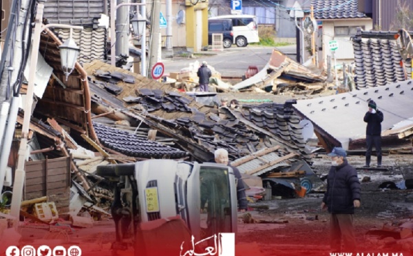 زلزال اليابان: ارتفاع حصيلة القتلى والجرحى في المناطق المنكوبة