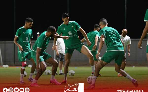 المنتخب المغربي يجري اليوم آخر التحضيرات لمواجهة جنوب إفريقيا..