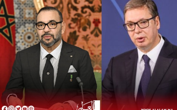 الملك محمد السادس يهنئ رئيس صربيا بالعيد الوطني لبلاده