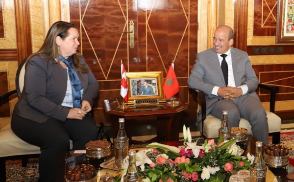 رئيس مجلس المستشارين يستقبل سفيرة كندا بالمملكة