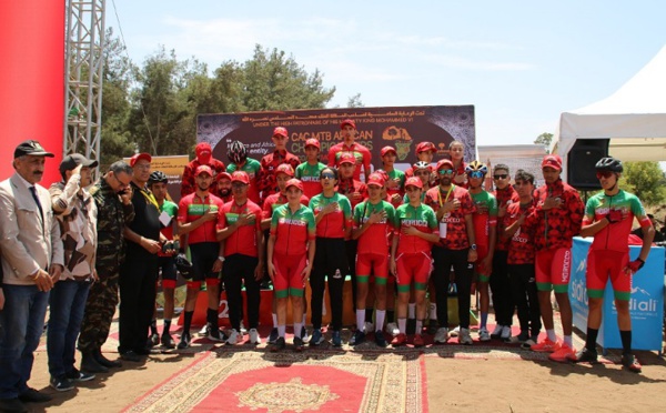 المغرب يصعد منصة التتويج خلال منافسات اليوم الأول من البطولة الإفريقية للدراجات الجبلية