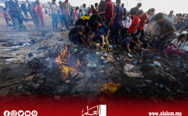 المغرب يُدِينُ ويَسْتَنْكِرُ بِشِدَّة قصف الجيش الإسرائيلي لمخيم فلسطيني قرب مدينة رفح