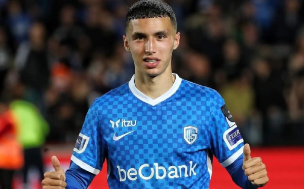 النجم المغربي بلال الخنوس موهبة الموسم في الدوري البلجيكي