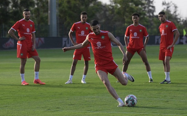 المنتخب المغربي مكتمل الصفوف يواصل التحضير لمباراتي زامبيا والكونغو