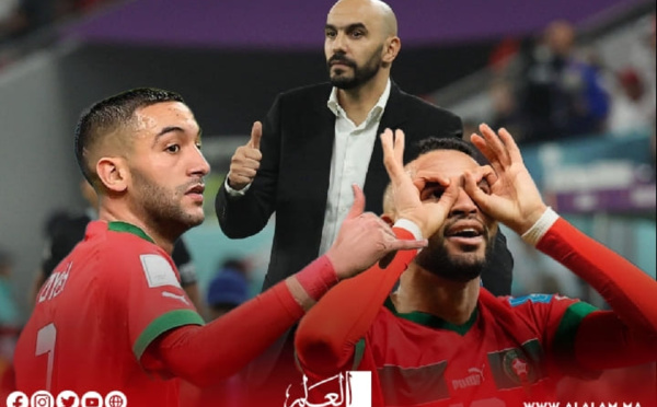 الركراكي يجتمع بالنصيري وزياش لهذا السبب