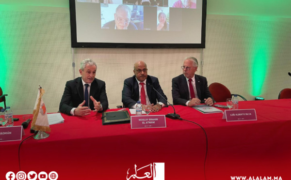 انتخاب مولاي إبراهيم العثماني رئيسا للاتحاد العالمي للتعاضد خلال الجمع العام السادس المنعقد بالبرتغال