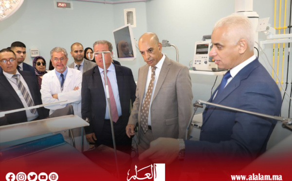 جهة الشرق.. "آيت طالب" يعطي انطلاقة خدمات 3 مستشفيات للقرب ومركز لتصفية الدم ويضع الحجر الأساس لبناء المركز الاستشفائي الإقليمي بتاوريرت