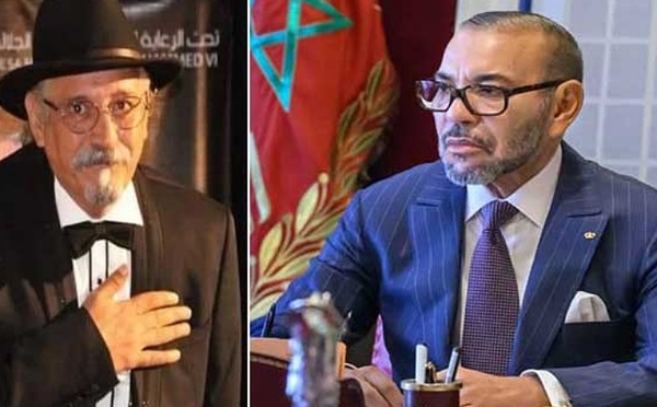 جلالة الملك يواسي أسرة المرحوم الفنان محمد الشوبي