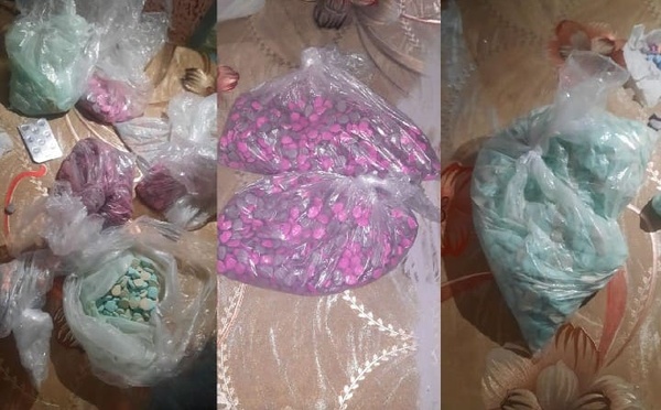توقيف زوجين يشتبه تورطهما في حيازة وترويج المخدرات والمؤثرات العقلية وحجز أزيد من 6900 قرص مخدر