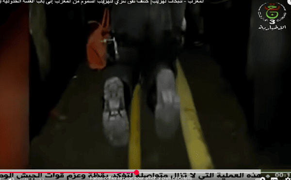نفق سري  لنقل المخدرات من المغرب إلى الجزائر !!!! :